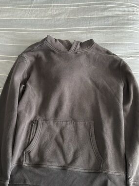 Hollister Men's Charcoal Gray Crewneck Pullover Hoodie